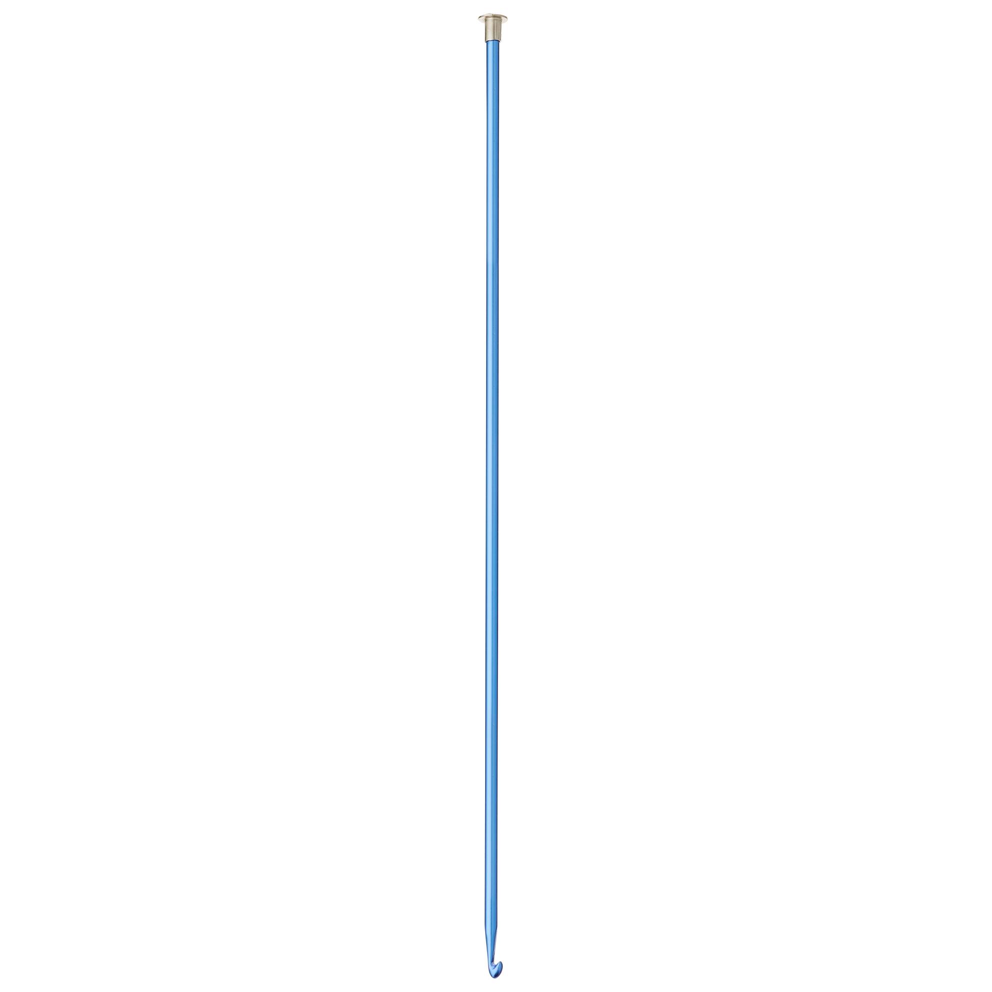 Anodized Aluminum Crochet Afghan Hook by Loops & Threads®